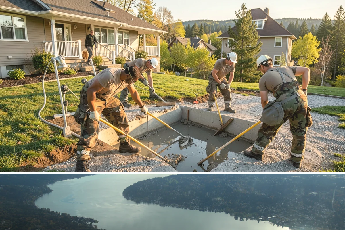 Jacuzzi Tub Installation in Sammamish, King County, WA - Homeowners often add a jetted tub in fall to enjoy warm, soothing soaks throughout the rainy season.