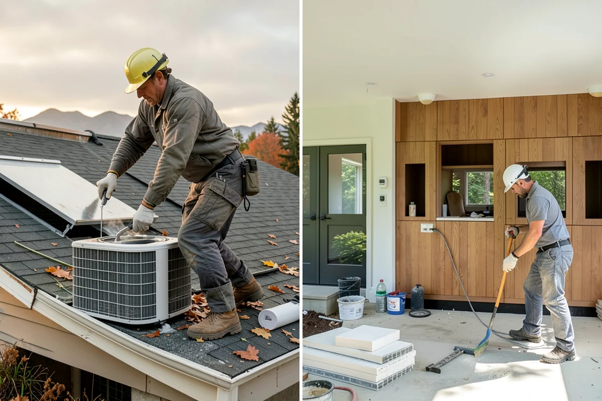 Joist Installation in Arlington, Snohomish County, WA - Mark joist layout and confirm bearing points on the plans
