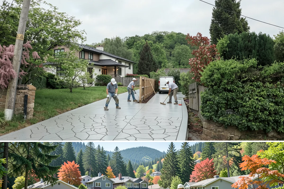 Joist Installation in Fircrest, Pierce County, WA - We install joists in any season, prioritizing a fast subfloor cover during wet weather to protect the framing.