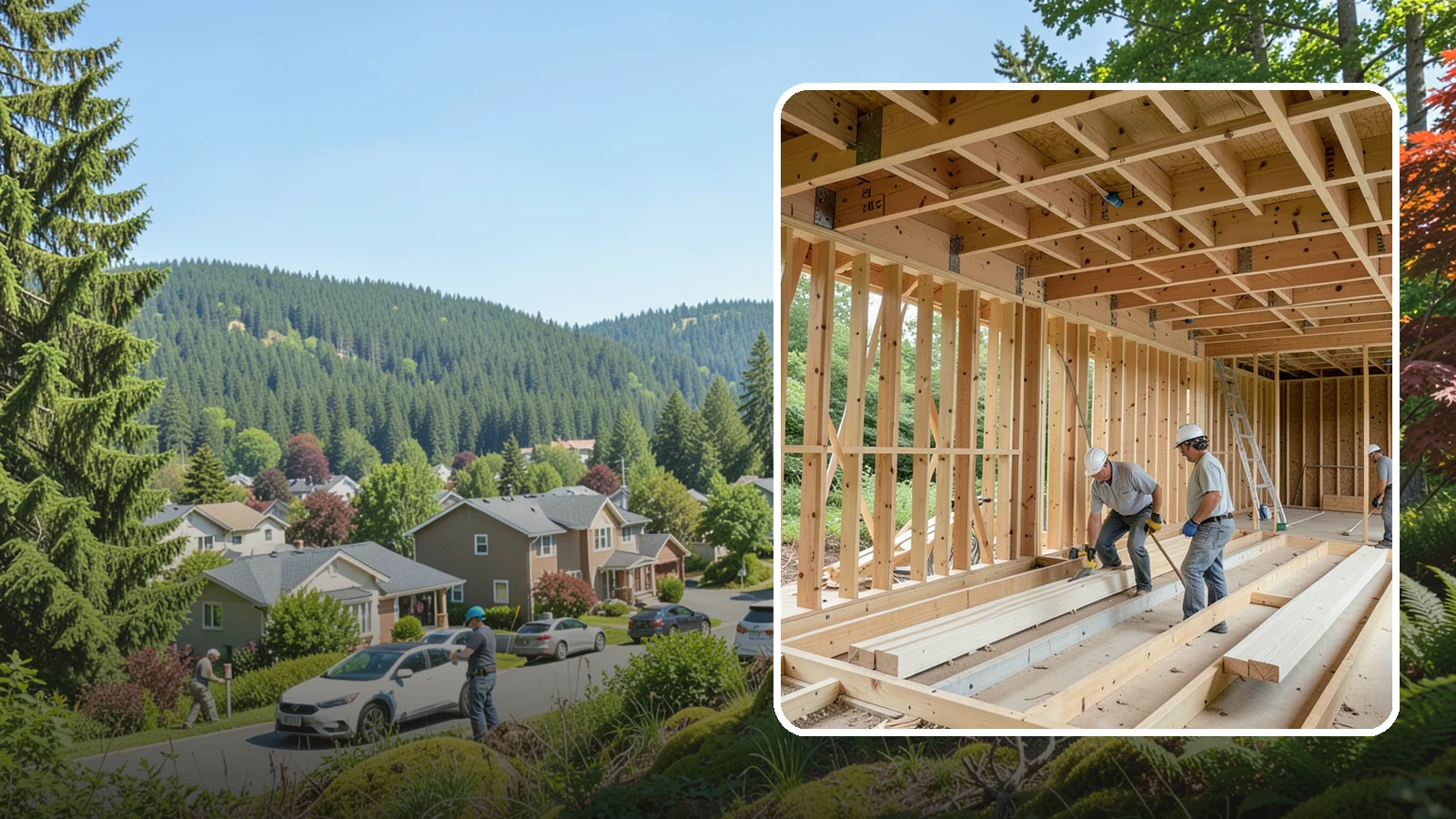 Joist Installation in Index, Snohomish County, WA - We set floor and ceiling joists to engineered spacing so your spans stay stiff, level, and quiet.