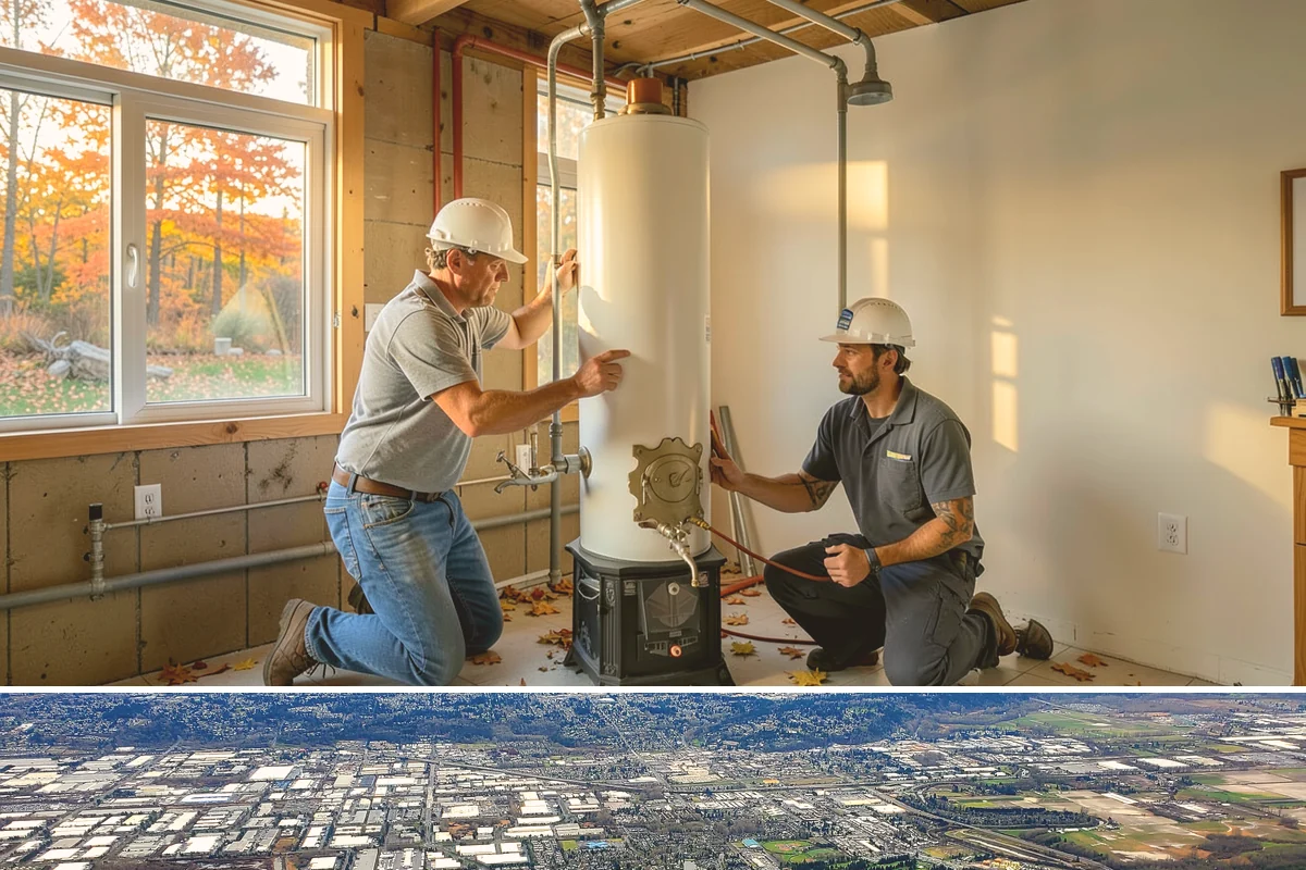 Joist Installation in Kent, King County, WA - We install joists in any season, prioritizing a fast subfloor cover during wet weather to protect the framing.