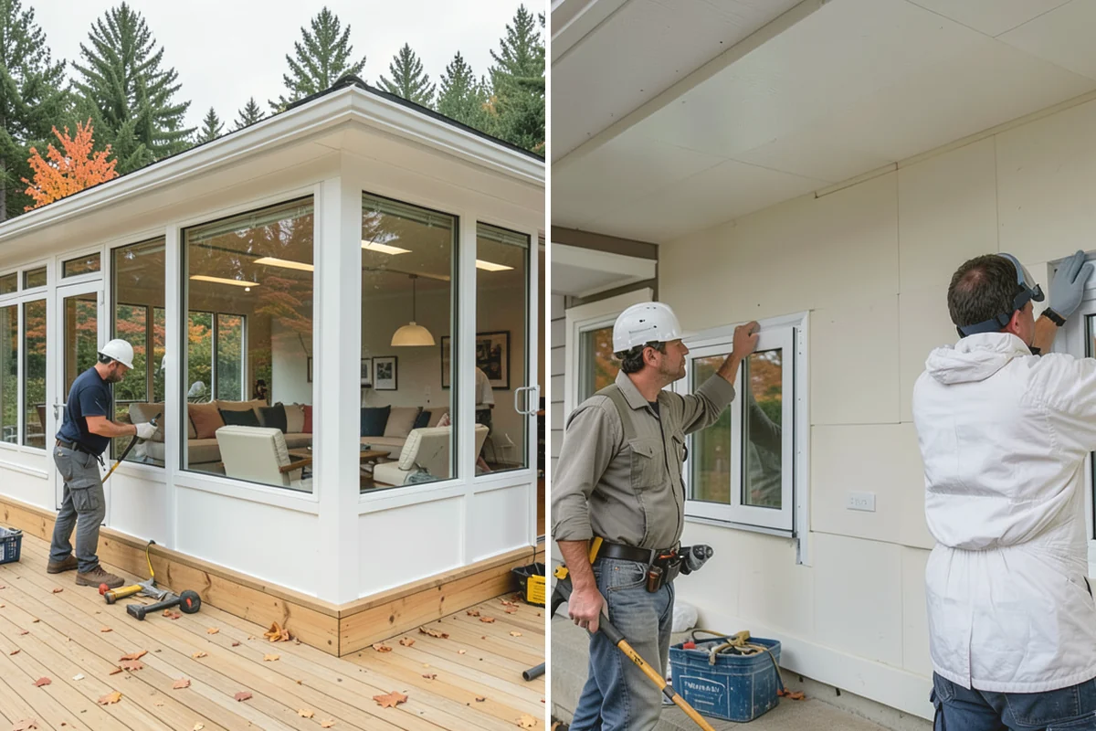 Joist Installation in La Conner, Skagit County, WA - Mark joist layout and confirm bearing points on the plans
