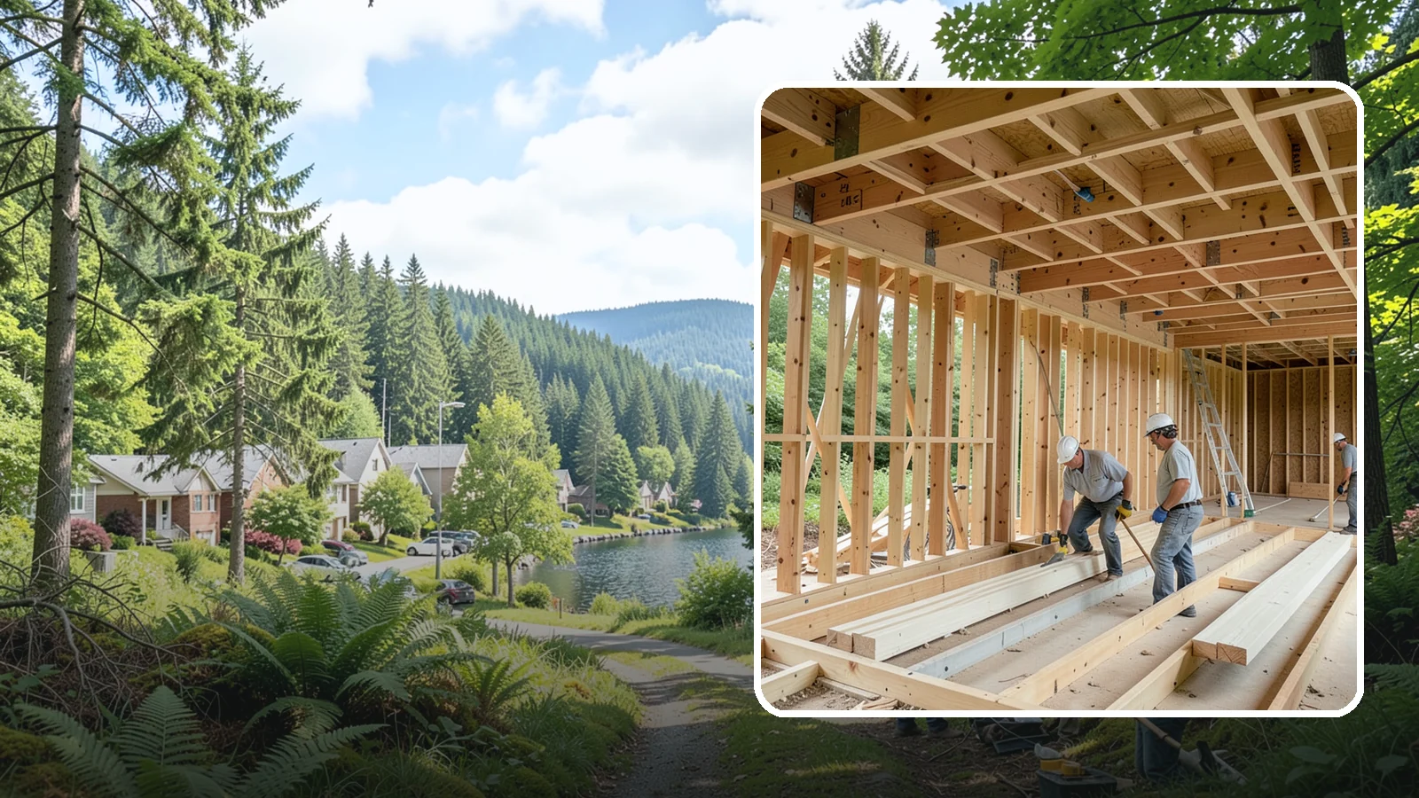 Joist Installation in Lake Forest Park, King County, WA - We set floor and ceiling joists to engineered spacing so your spans stay stiff, level, and quiet.
