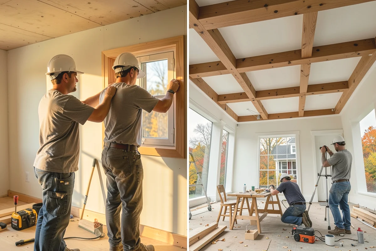 Joist Installation in Monroe, Snohomish County, WA - Mark joist layout and confirm bearing points on the plans