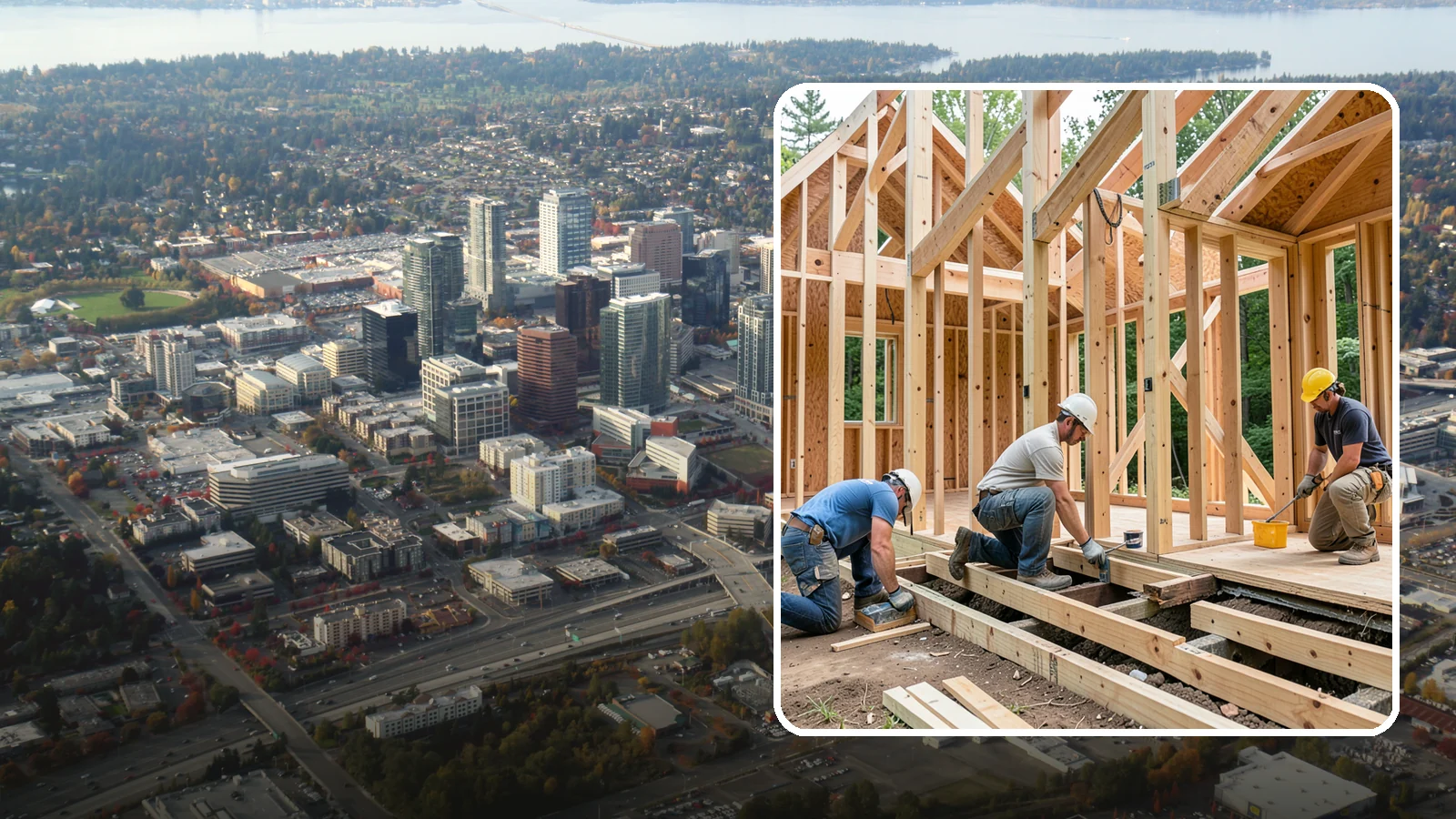 Joist Sistering in Bellevue, King County, WA - We sister reinforcing members alongside weak or damaged joists to restore strength and flatten bouncy floors.