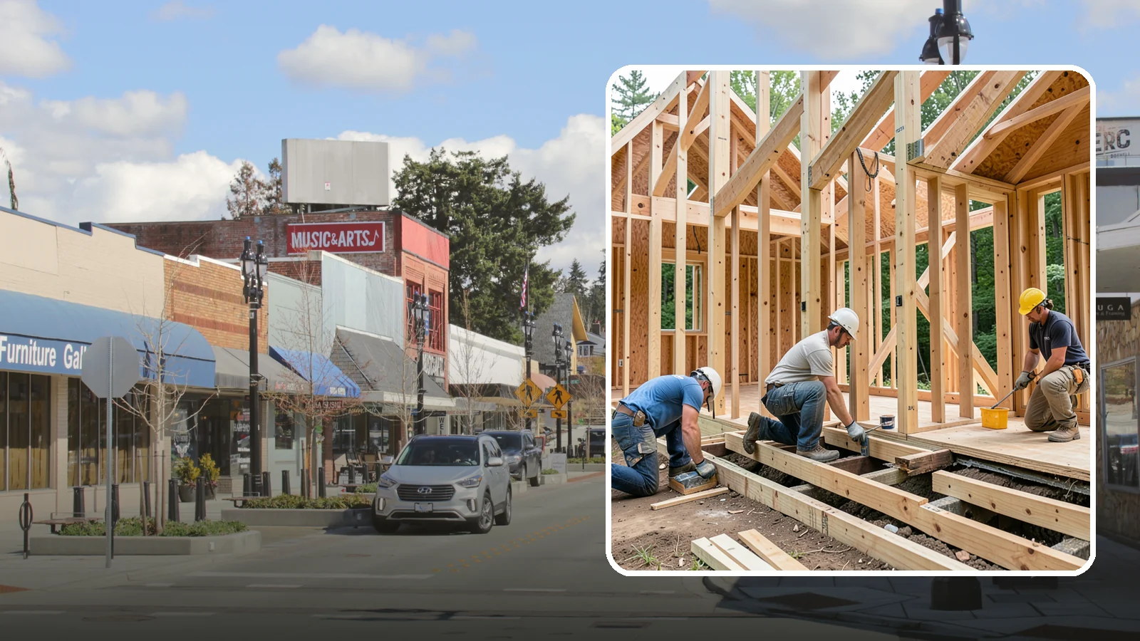 Joist Sistering in Bothell, King County, WA - We sister reinforcing members alongside weak or damaged joists to restore strength and flatten bouncy floors.
