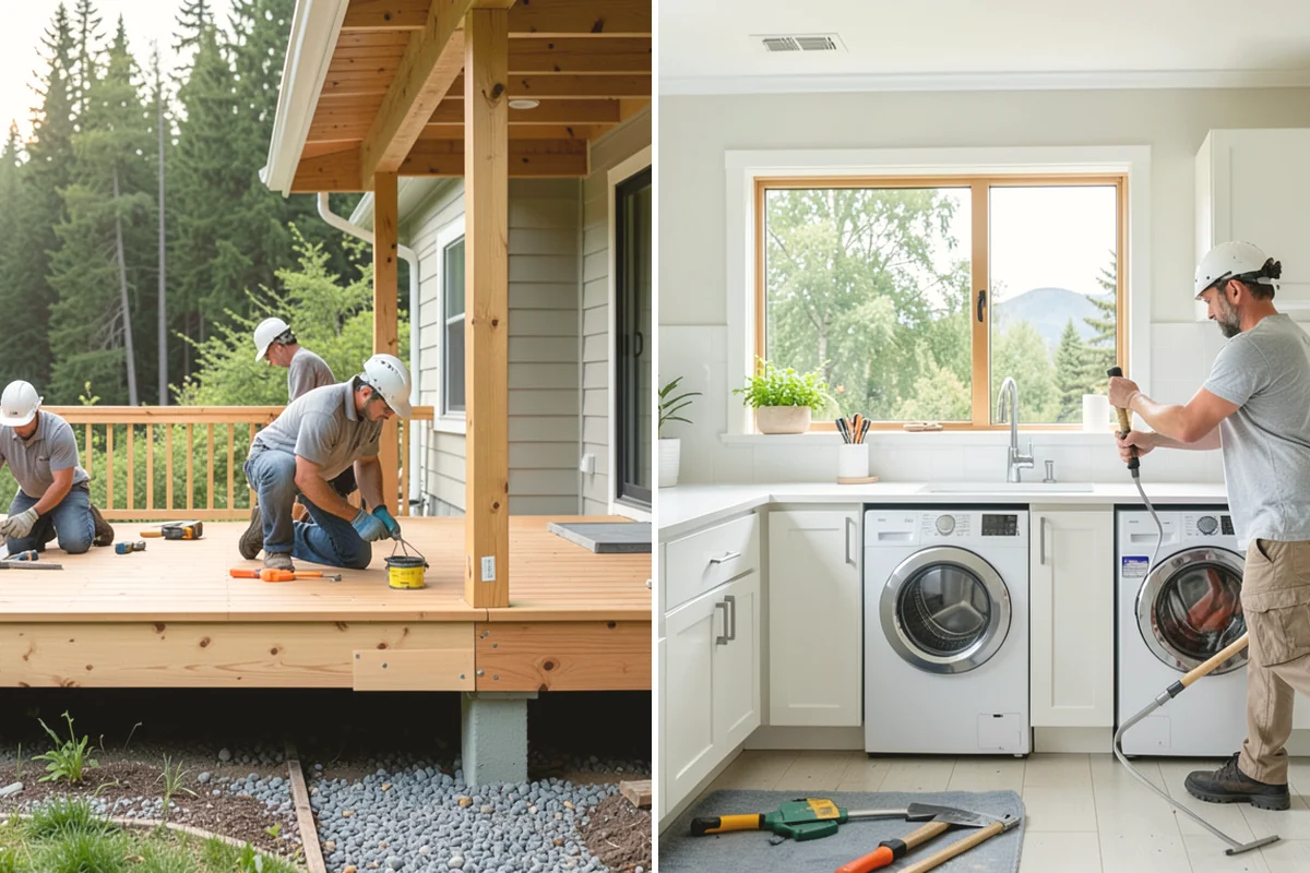 Joist Sistering in Carnation, King County, WA - Inspect the joists and confirm the extent of damage