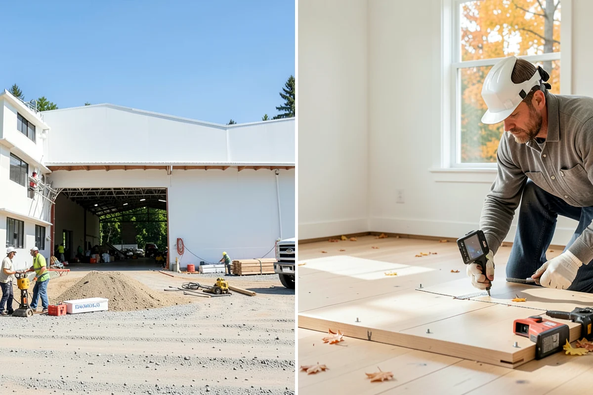 Joist Sistering in Gig Harbor, Pierce County, WA - Inspect the joists and confirm the extent of damage