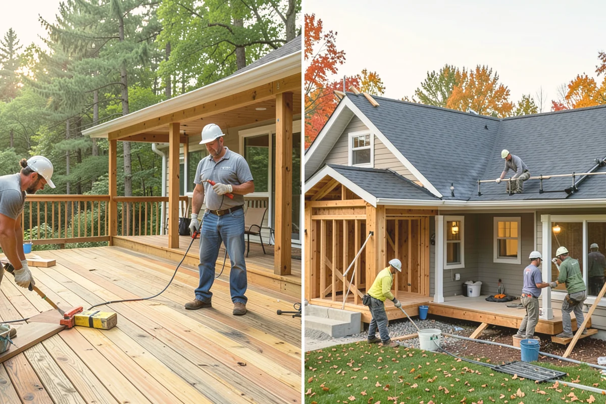 Joist Sistering in Langley, Island County, WA - Inspect the joists and confirm the extent of damage