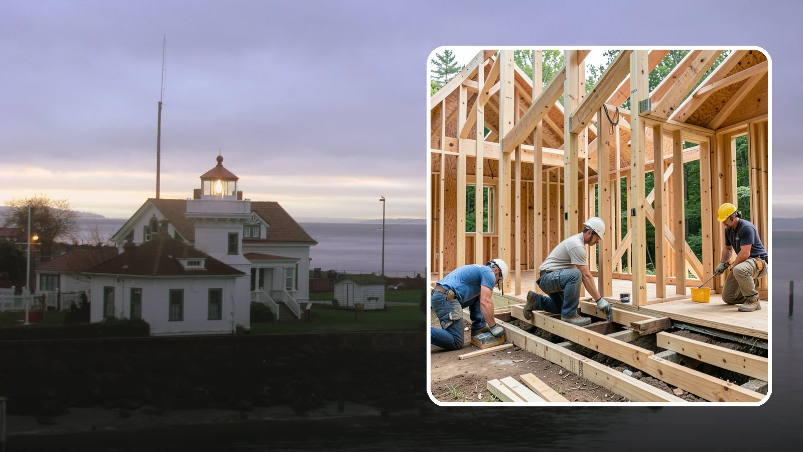 Joist Sistering in Mukilteo, Snohomish County, WA - We sister reinforcing members alongside weak or damaged joists to restore strength and flatten bouncy floors.