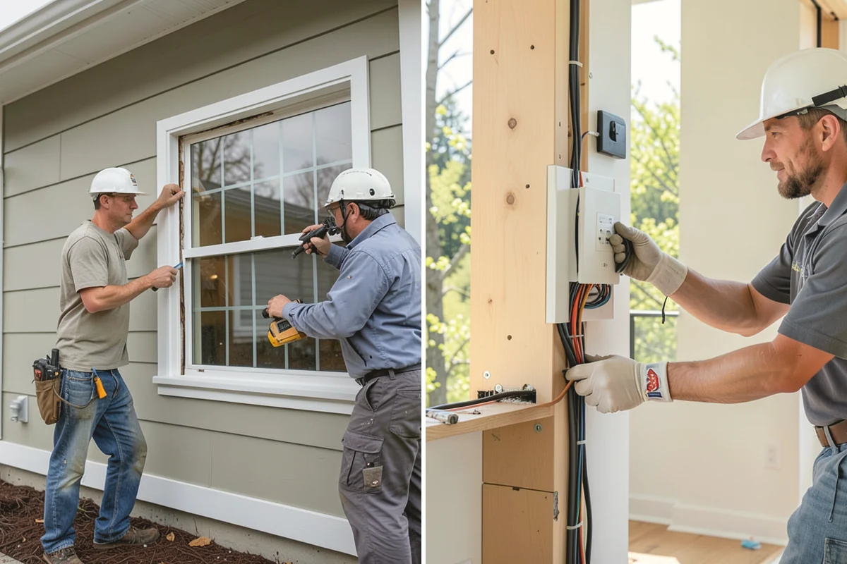 Kitchen Cabinet Installation in Anacortes, Skagit County, WA - Verify layout and mark level lines from the high point