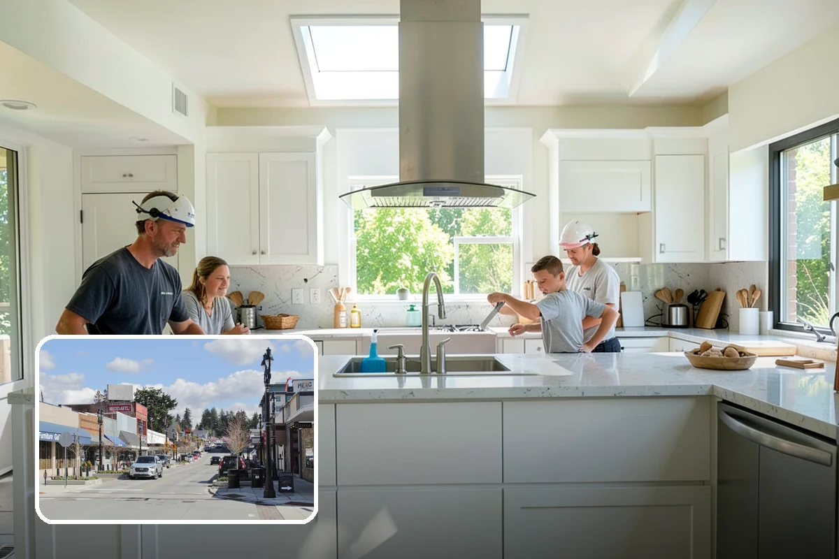 Kitchen Cabinet Installation in Bothell, King County, WA - Level, plumb boxes for aligned doors and drawers