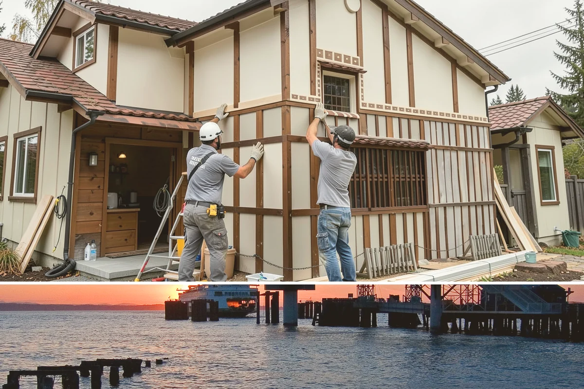 Kitchen Cabinet Installation in Edmonds, Snohomish County, WA - Cabinet installation is indoor work we complete year-round, coordinated with the rest of your kitchen timeline.