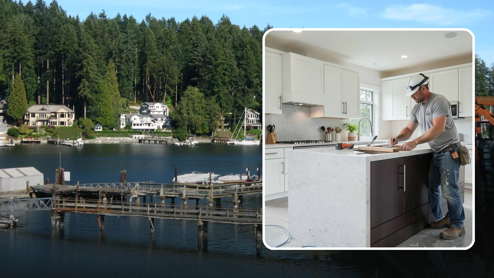 Kitchen Cabinet Installation in Gig Harbor, Pierce County, WA - Installing level, secure kitchen cabinets that anchor your remodel and stand up to daily Puget Sound living.