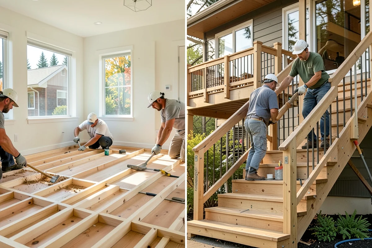 Kitchen Cabinet Installation in Hunts Point, King County, WA - Verify layout and mark level lines from the high point
