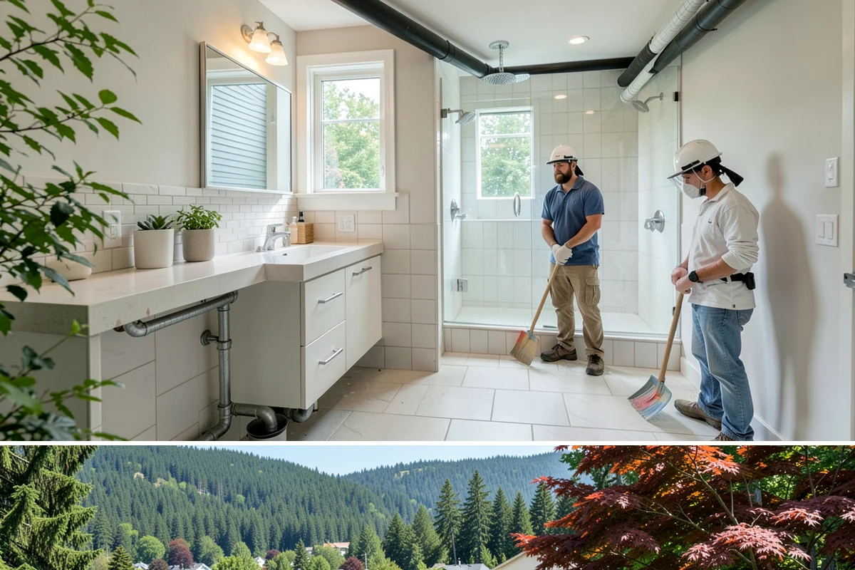 Kitchen Cabinet Installation in Index, Snohomish County, WA - Cabinet installation is indoor work we complete year-round, coordinated with the rest of your kitchen timeline.