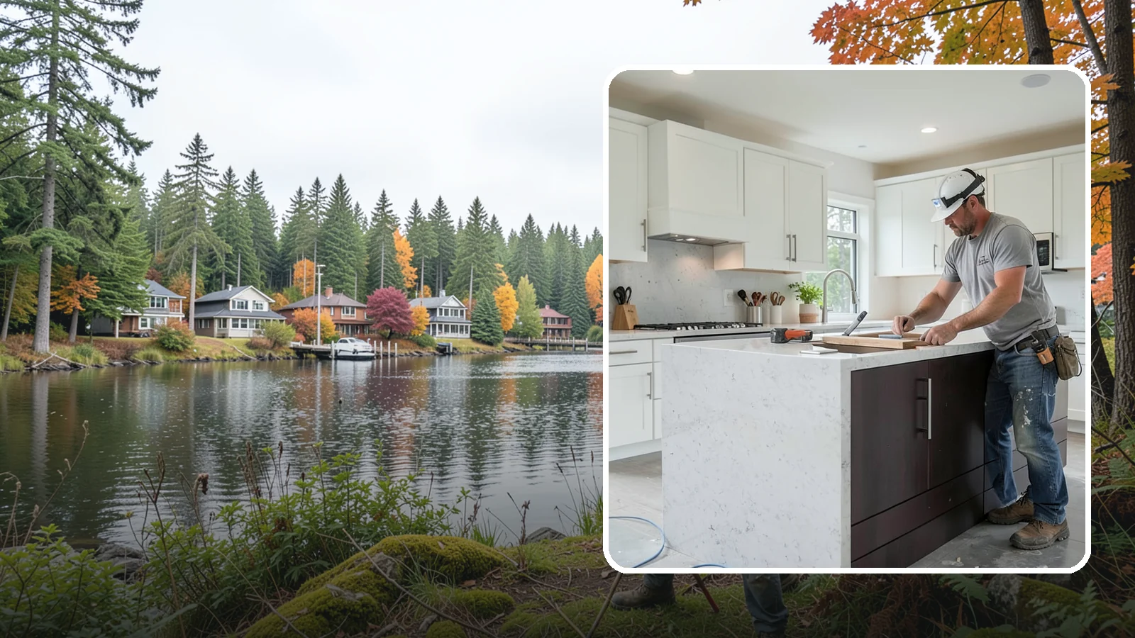 Kitchen Cabinet Installation in La Conner, Skagit County, WA - Installing level, secure kitchen cabinets that anchor your remodel and stand up to daily Puget Sound living.