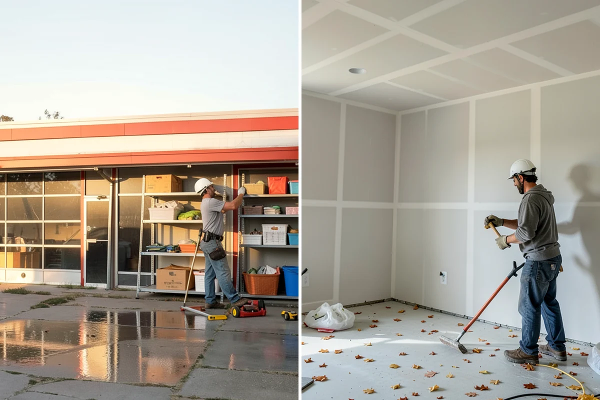 Kitchen Cabinet Installation in Lake Forest Park, King County, WA - Verify layout and mark level lines from the high point