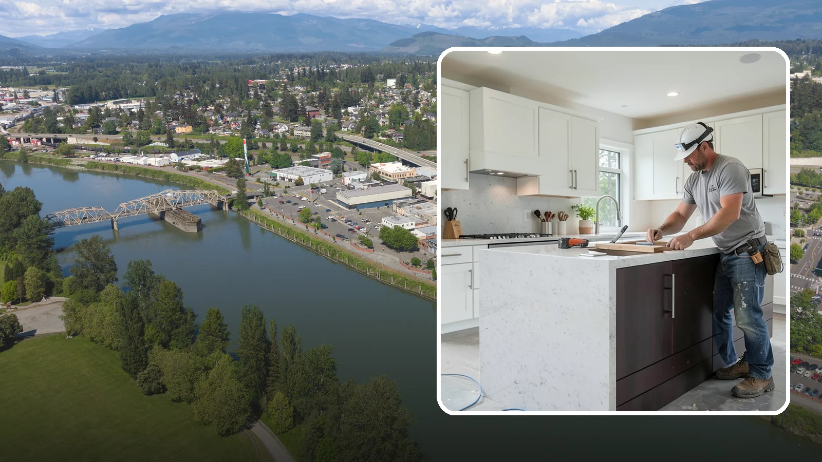 Kitchen Cabinet Installation in Mount Vernon, Skagit County, WA - Installing level, secure kitchen cabinets that anchor your remodel and stand up to daily Puget Sound living.