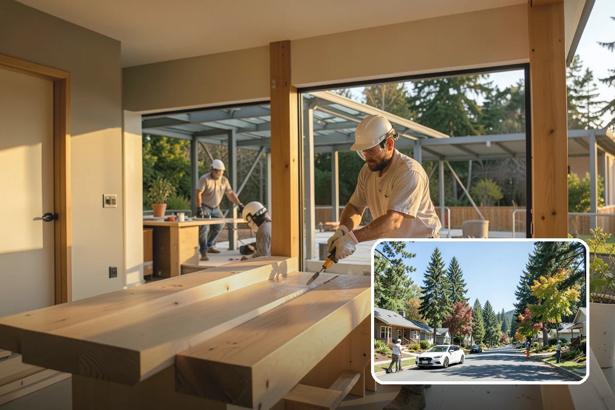 Kitchen Cabinet Installation in Orting, Pierce County, WA - Level, plumb boxes for aligned doors and drawers