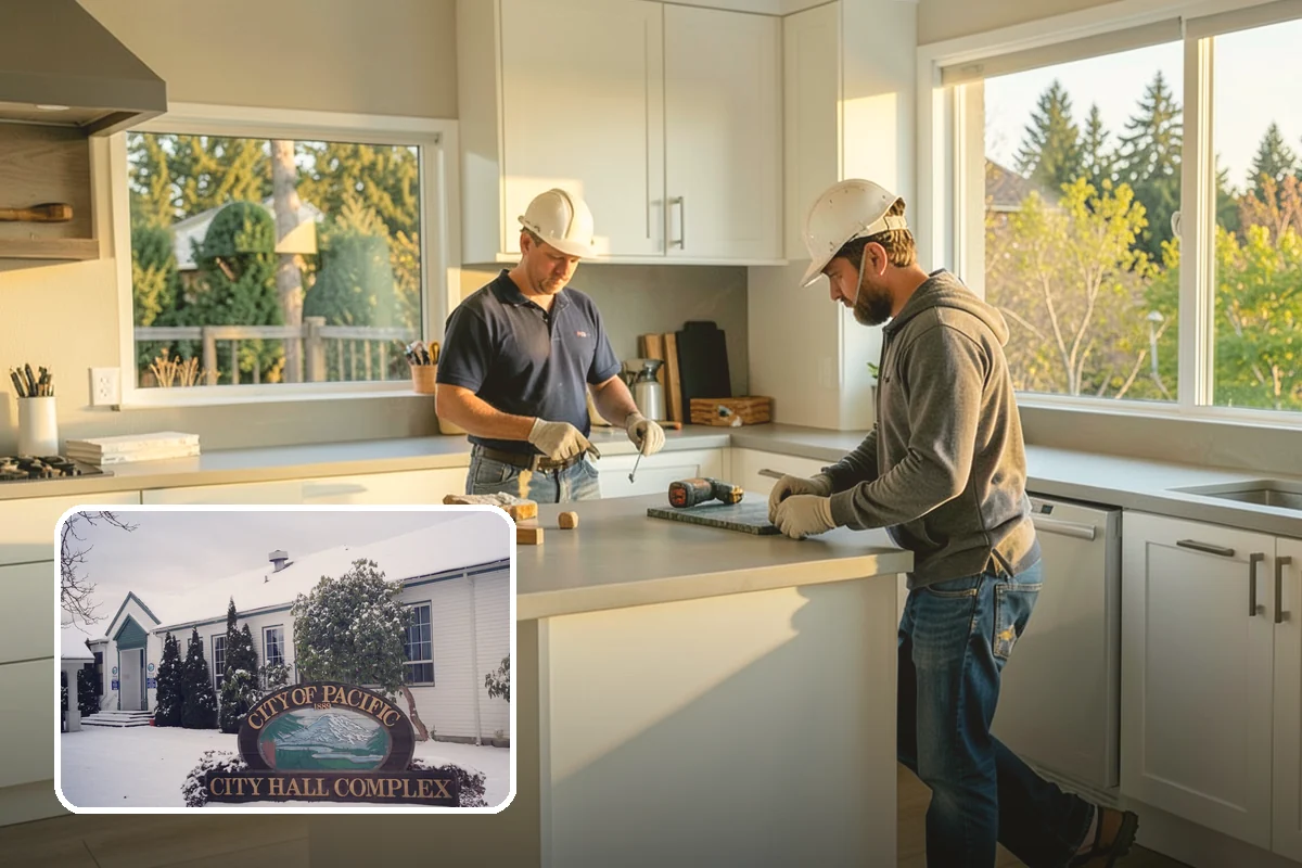 Kitchen Cabinet Installation in Pacific, King County, WA - Level, plumb boxes for aligned doors and drawers