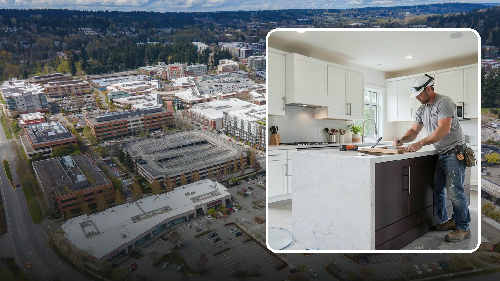Kitchen Cabinet Installation in Redmond, King County, WA - Installing level, secure kitchen cabinets that anchor your remodel and stand up to daily Puget Sound living.