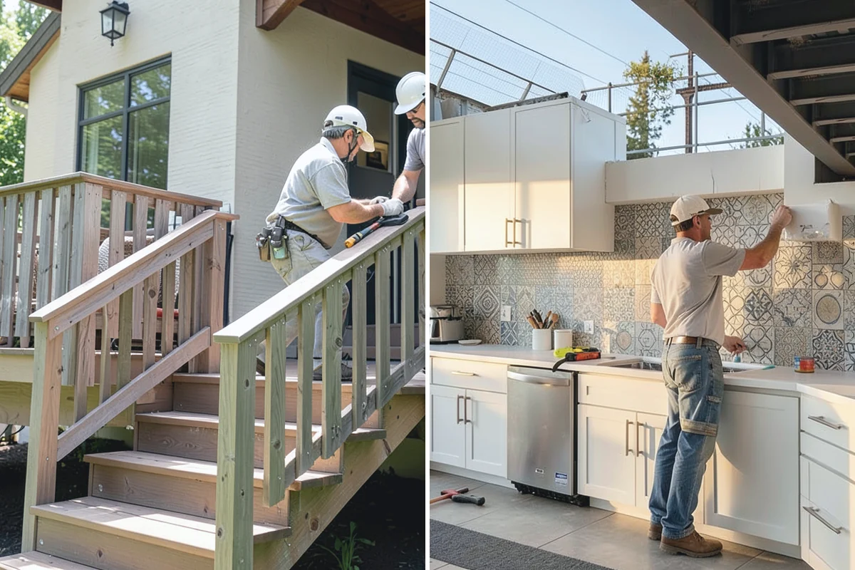 Kitchen Cabinet Installation in Redmond, King County, WA - Verify layout and mark level lines from the high point