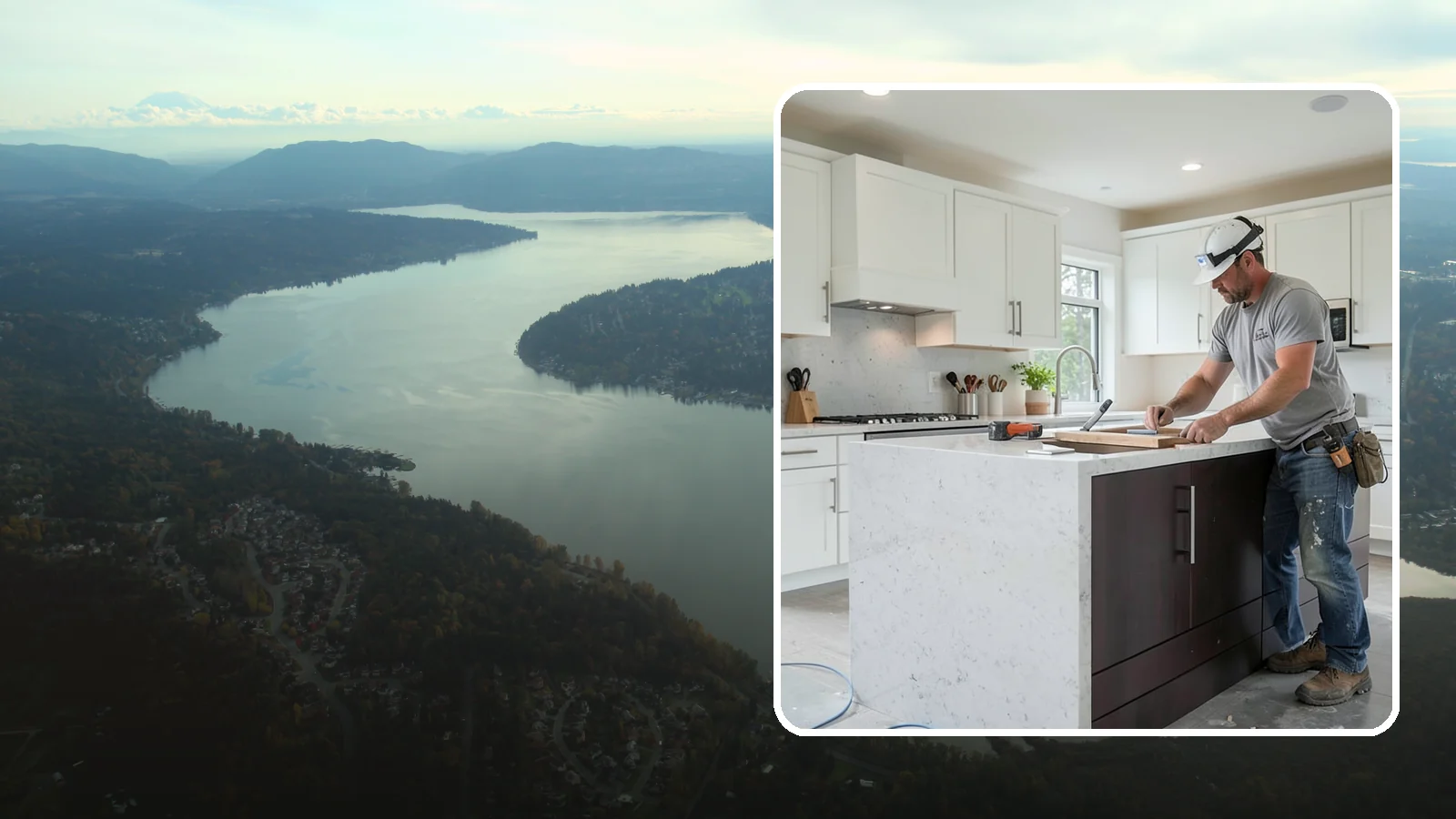 Kitchen Cabinet Installation in Sammamish, King County, WA - Installing level, secure kitchen cabinets that anchor your remodel and stand up to daily Puget Sound living.