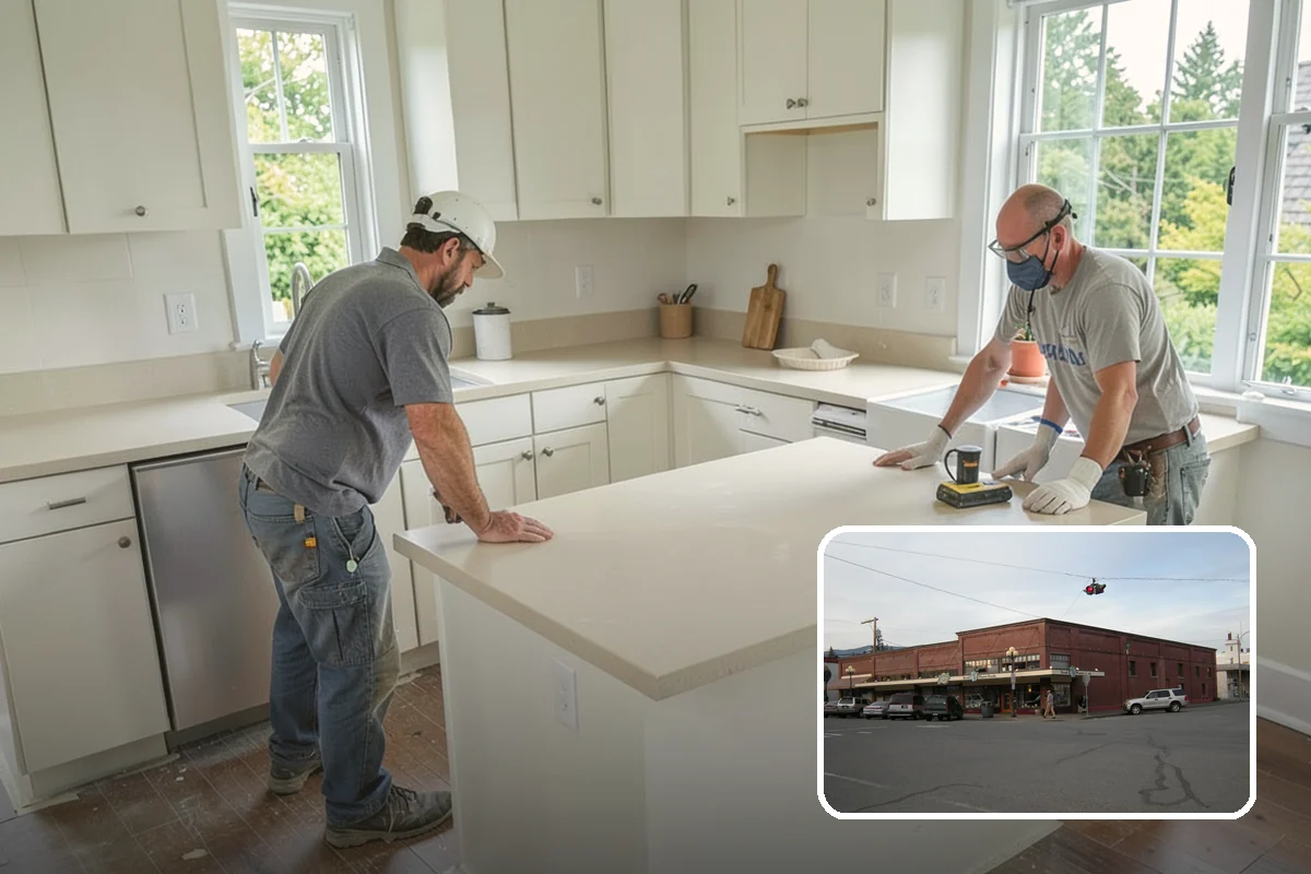 Kitchen Cabinet Installation in Sedro-Woolley, Skagit County, WA - Level, plumb boxes for aligned doors and drawers