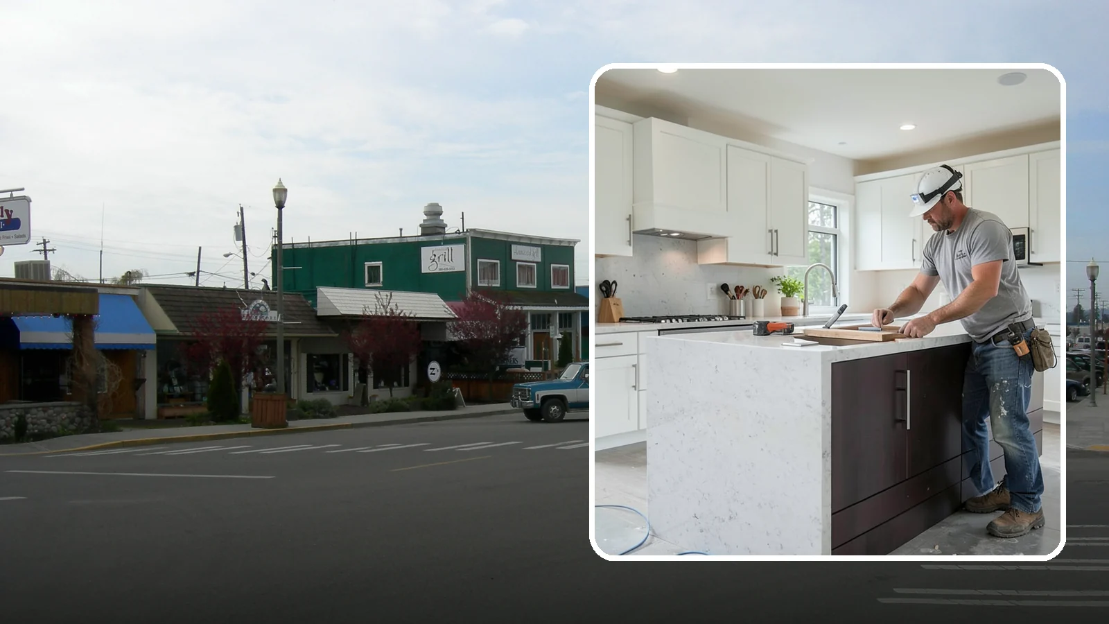 Kitchen Cabinet Installation in Stanwood, Snohomish County, WA - Installing level, secure kitchen cabinets that anchor your remodel and stand up to daily Puget Sound living.