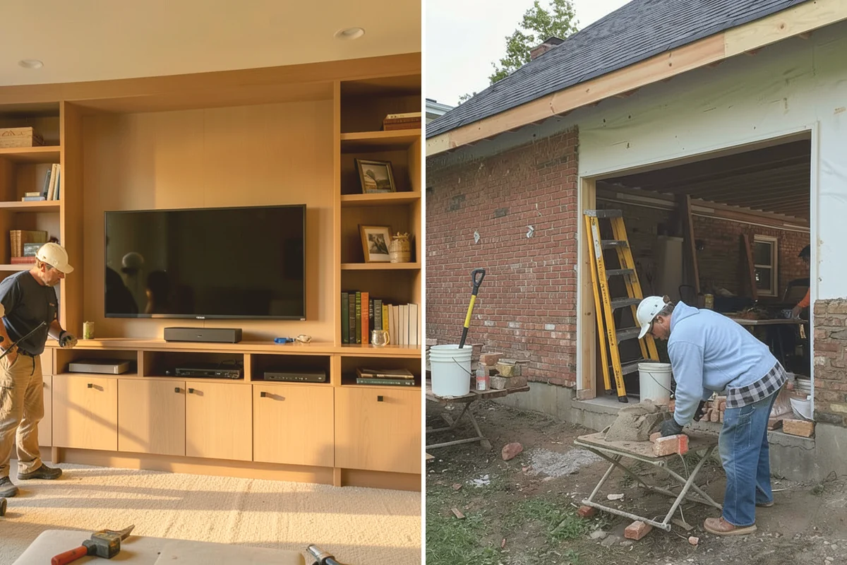 Kitchen Cabinet Installation in Stanwood, Snohomish County, WA - Verify layout and mark level lines from the high point
