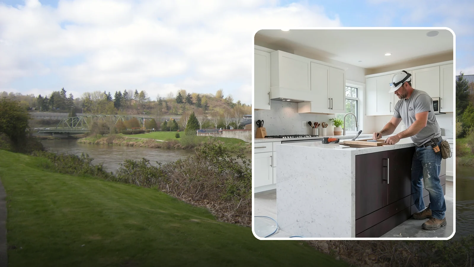 Kitchen Cabinet Installation in Tukwila, King County, WA - Installing level, secure kitchen cabinets that anchor your remodel and stand up to daily Puget Sound living.
