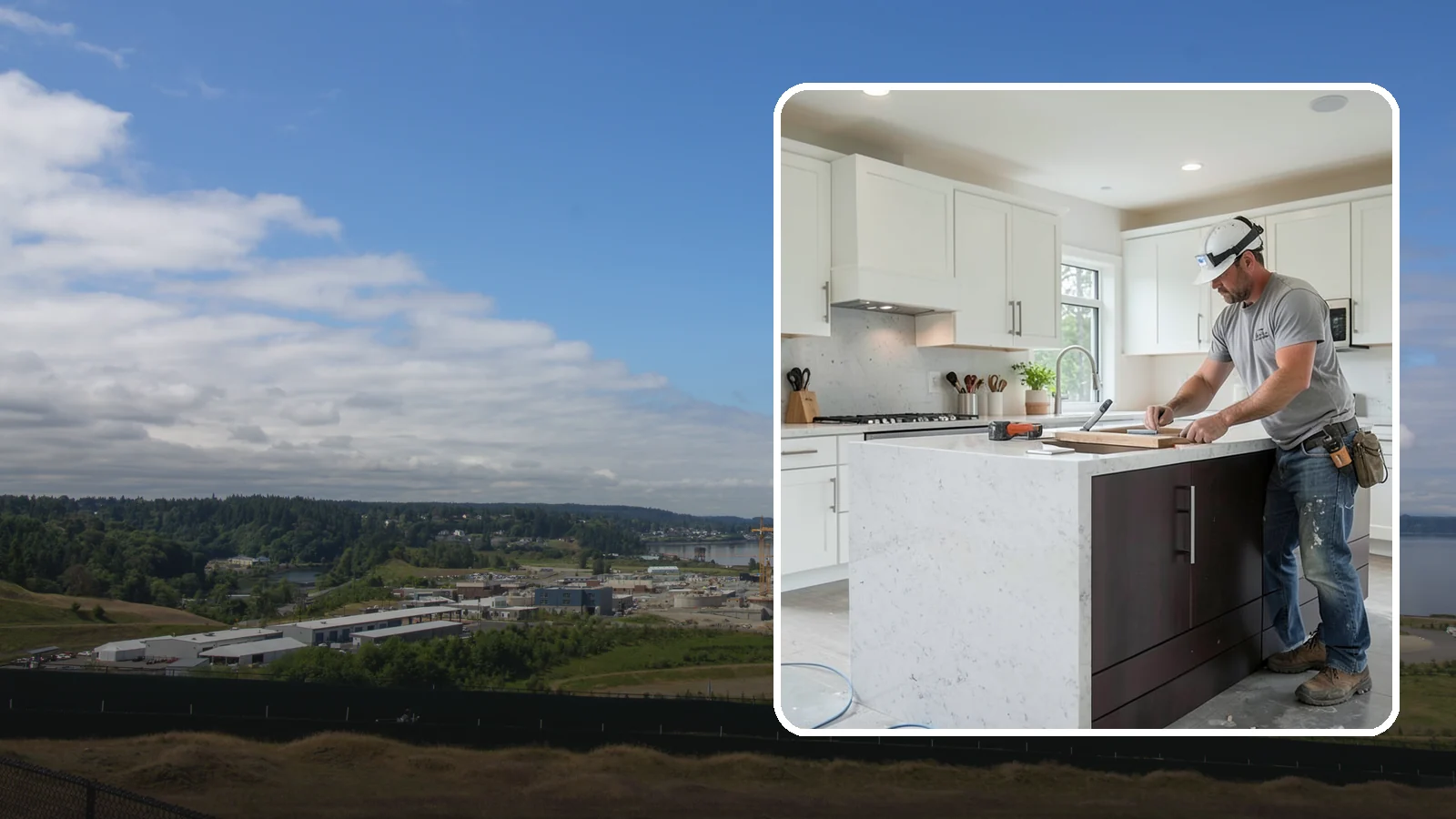Kitchen Cabinet Installation in University Place, Pierce County, WA - Installing level, secure kitchen cabinets that anchor your remodel and stand up to daily Puget Sound living.