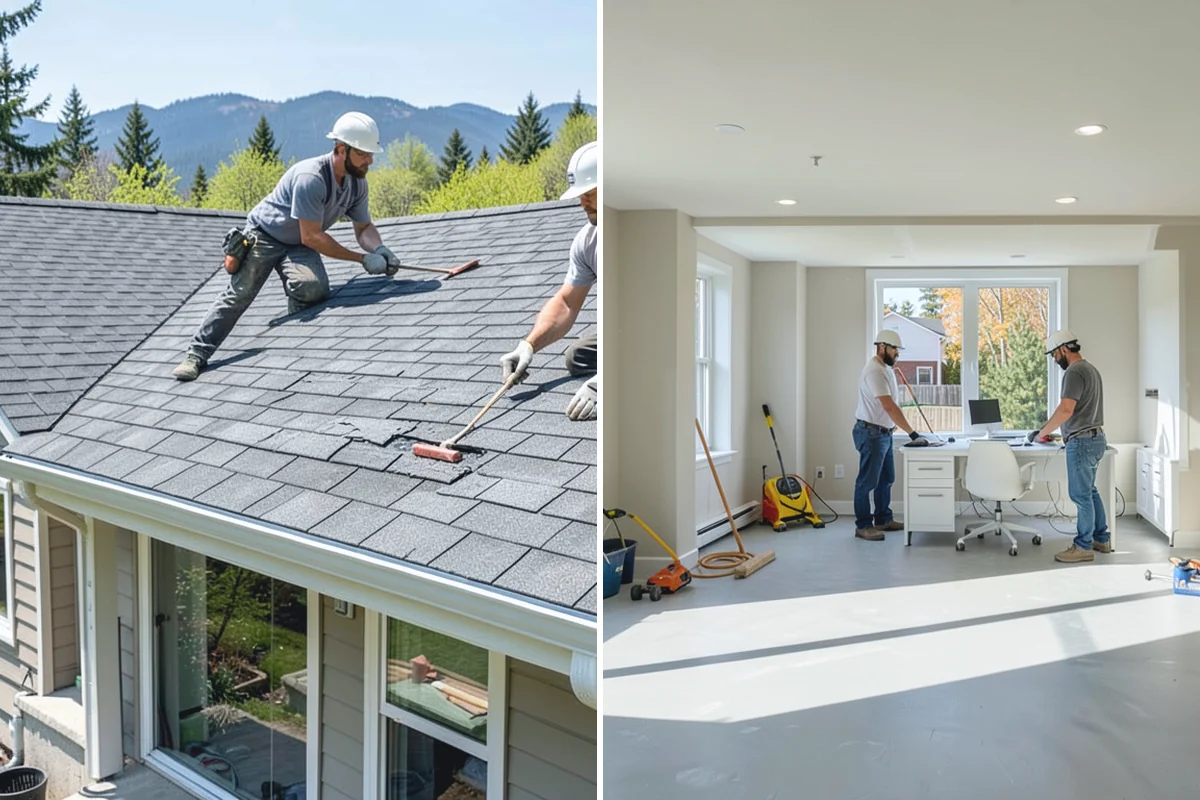 Kitchen Cabinet Installation in Woodinville, King County, WA - Verify layout and mark level lines from the high point