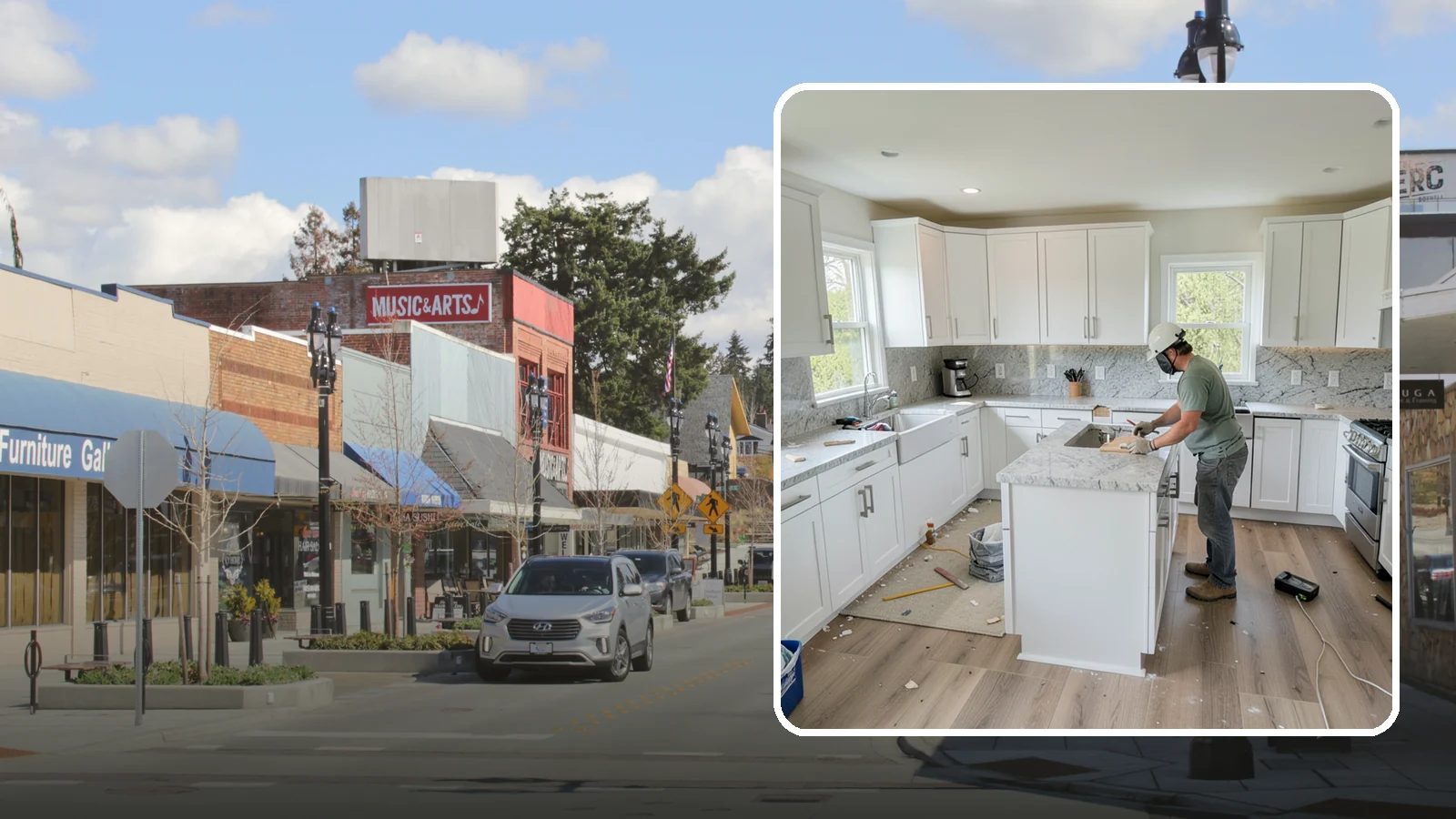 Kitchen Demolition in Bothell, King County, WA - Safe, thorough kitchen demolition that clears out old finishes and fixtures while protecting the rest of your home.