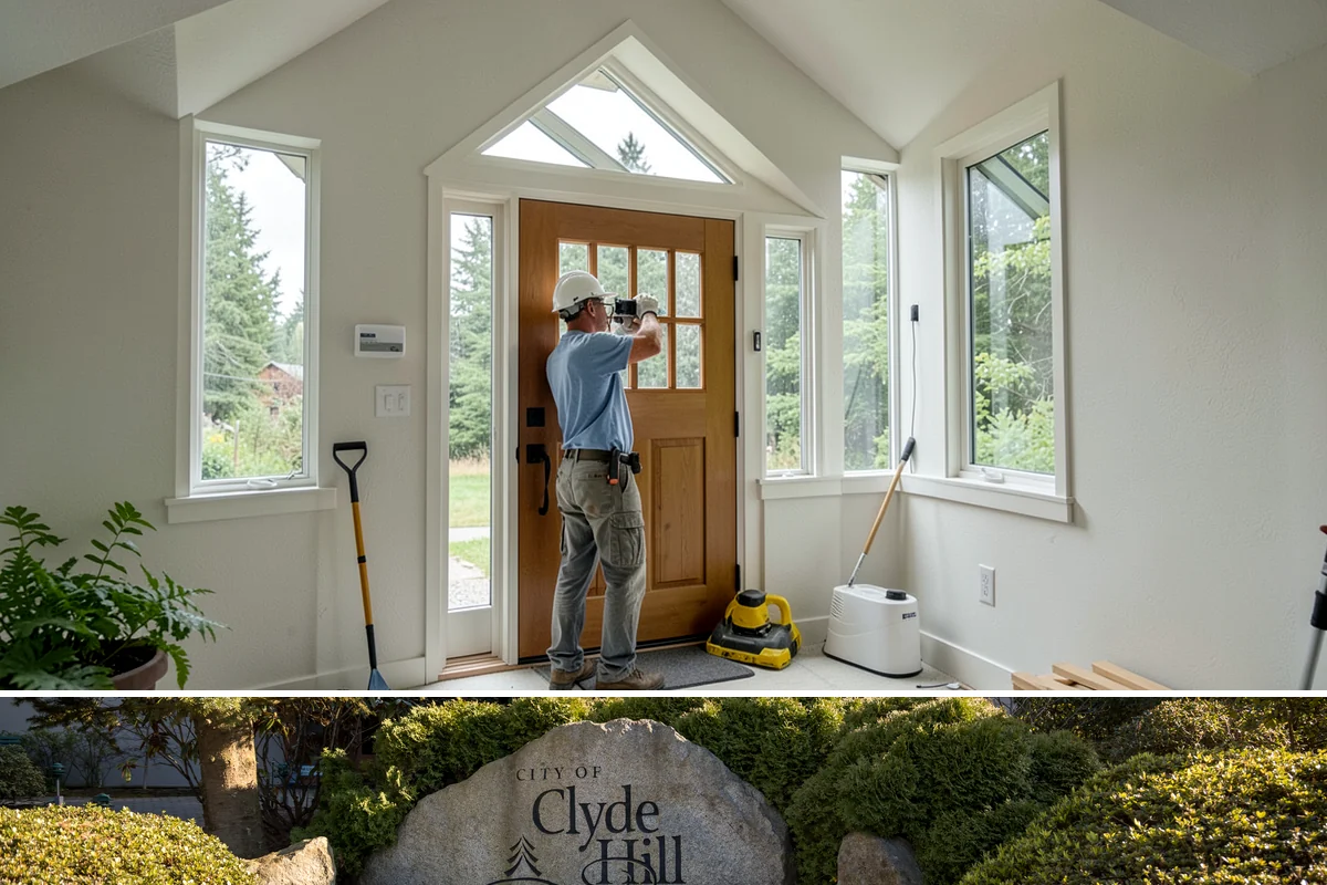 Kitchen Demolition in Clyde Hill, King County, WA - Scheduling demolition at the start of a dry stretch reduces moisture intrusion while walls and floors are exposed.