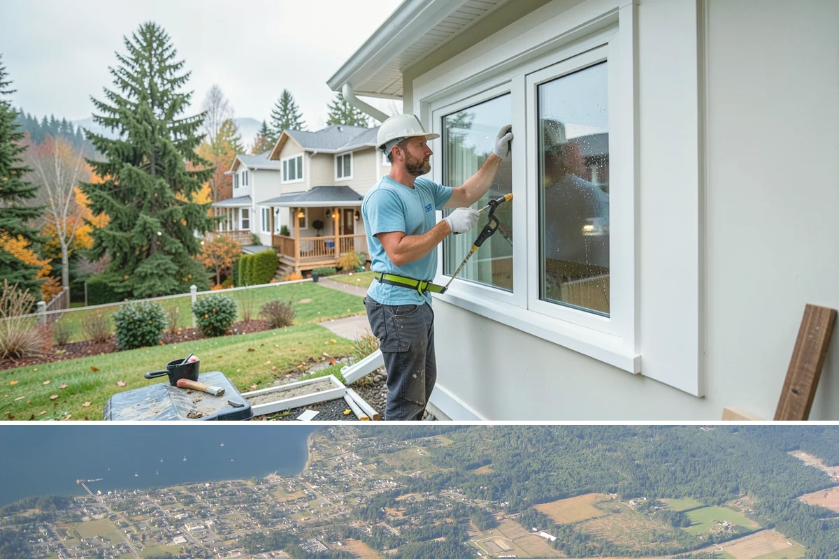Kitchen Demolition in Coupeville, Island County, WA - Scheduling demolition at the start of a dry stretch reduces moisture intrusion while walls and floors are exposed.