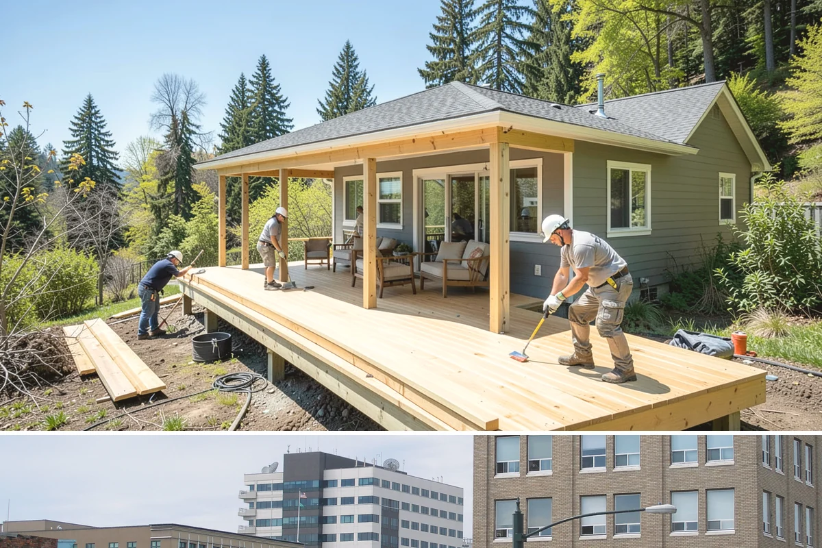 Kitchen Demolition in Everett, Snohomish County, WA - Scheduling demolition at the start of a dry stretch reduces moisture intrusion while walls and floors are exposed.