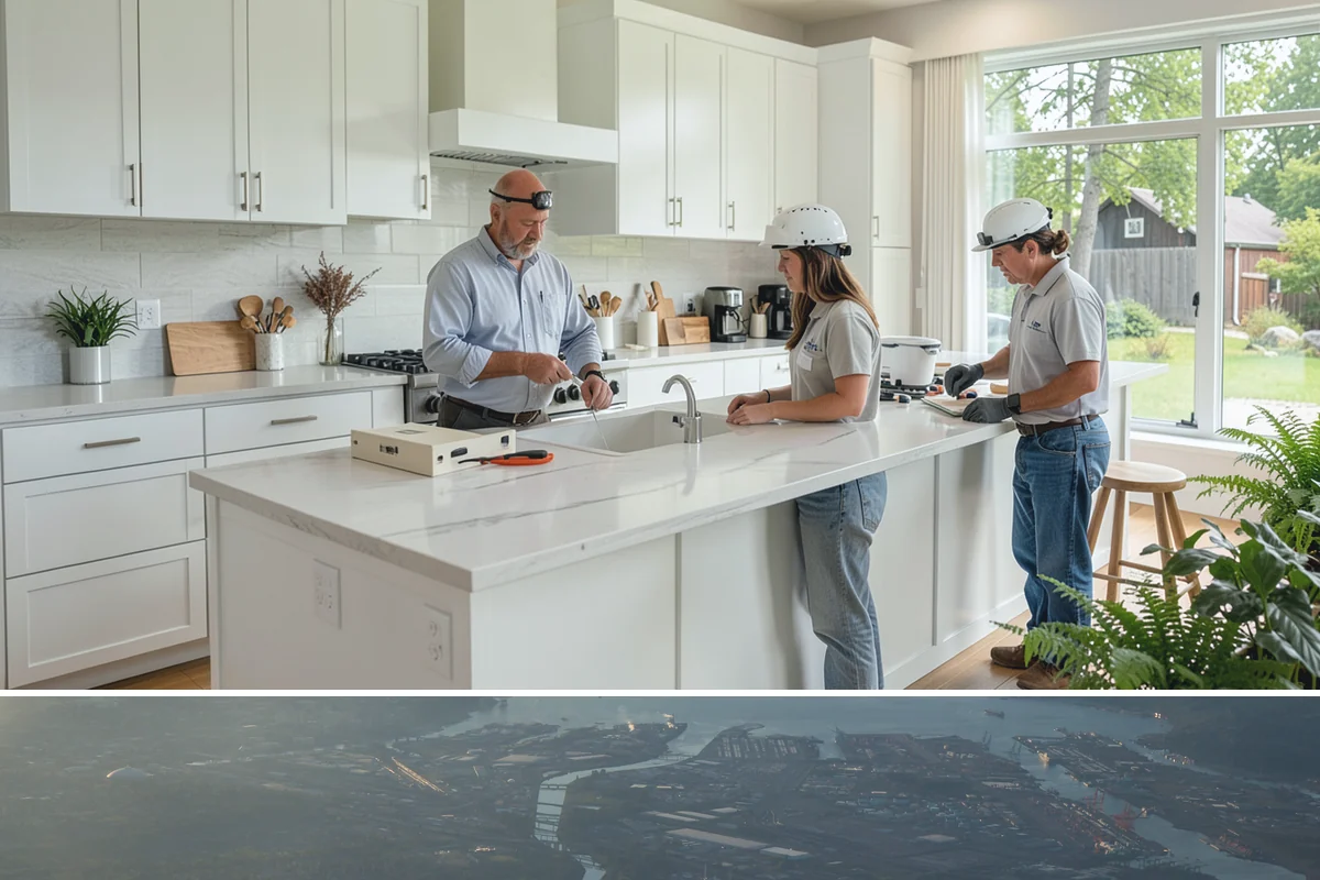 Kitchen Demolition in Fife, Pierce County, WA - Scheduling demolition at the start of a dry stretch reduces moisture intrusion while walls and floors are exposed.