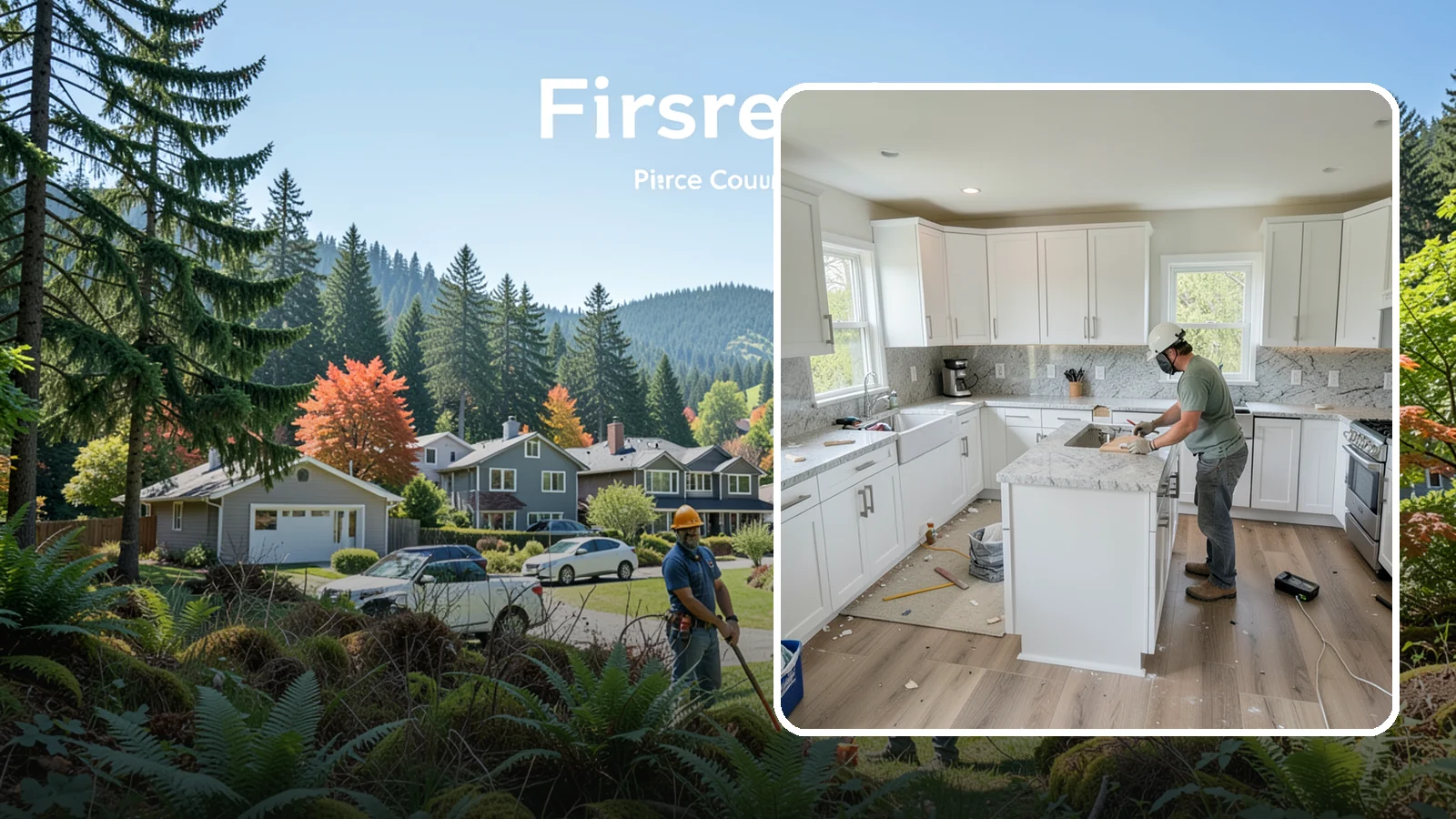 Kitchen Demolition in Fircrest, Pierce County, WA - Safe, thorough kitchen demolition that clears out old finishes and fixtures while protecting the rest of your home.