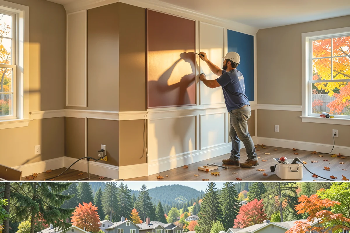 Kitchen Demolition in Fircrest, Pierce County, WA - Scheduling demolition at the start of a dry stretch reduces moisture intrusion while walls and floors are exposed.
