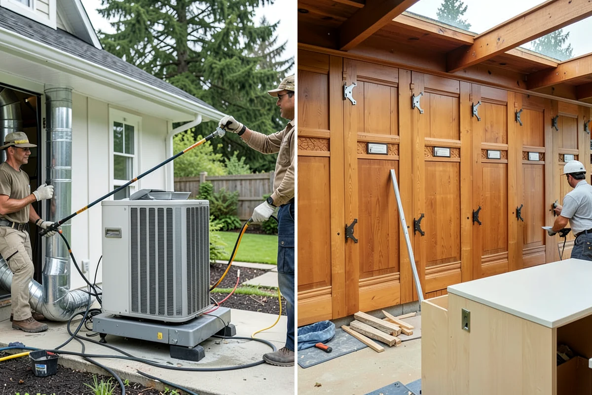 Kitchen Demolition in Gig Harbor, Pierce County, WA - Shut off and cap electrical, plumbing, and gas