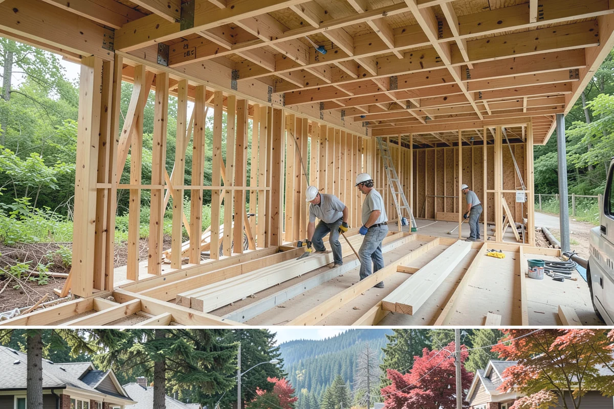 Kitchen Demolition in Hunts Point, King County, WA - Scheduling demolition at the start of a dry stretch reduces moisture intrusion while walls and floors are exposed.