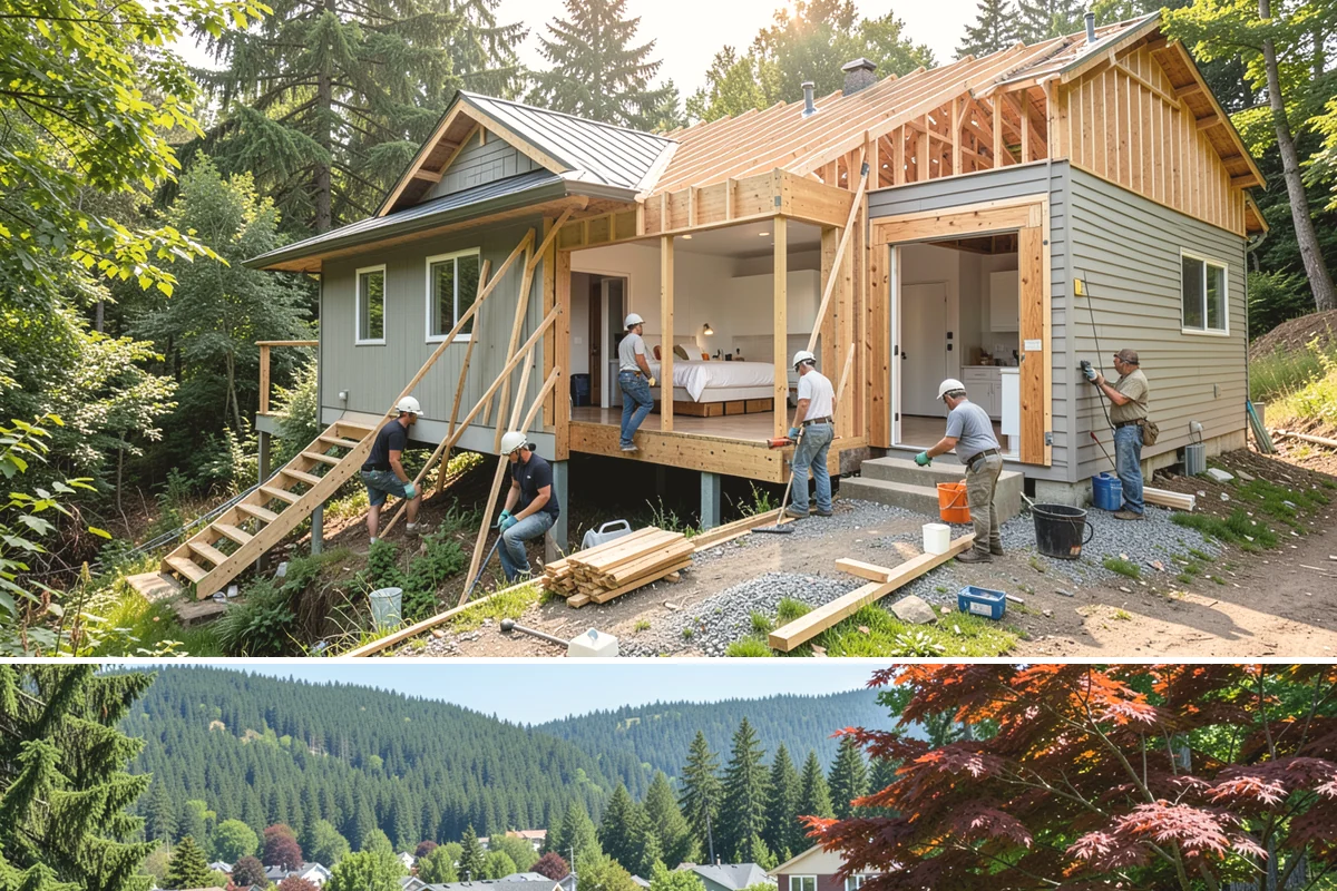 Kitchen Demolition in Index, Snohomish County, WA - Scheduling demolition at the start of a dry stretch reduces moisture intrusion while walls and floors are exposed.