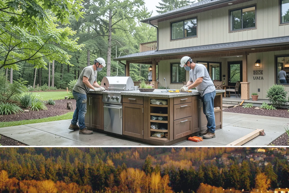 Kitchen Demolition in Kenmore, King County, WA - Scheduling demolition at the start of a dry stretch reduces moisture intrusion while walls and floors are exposed.