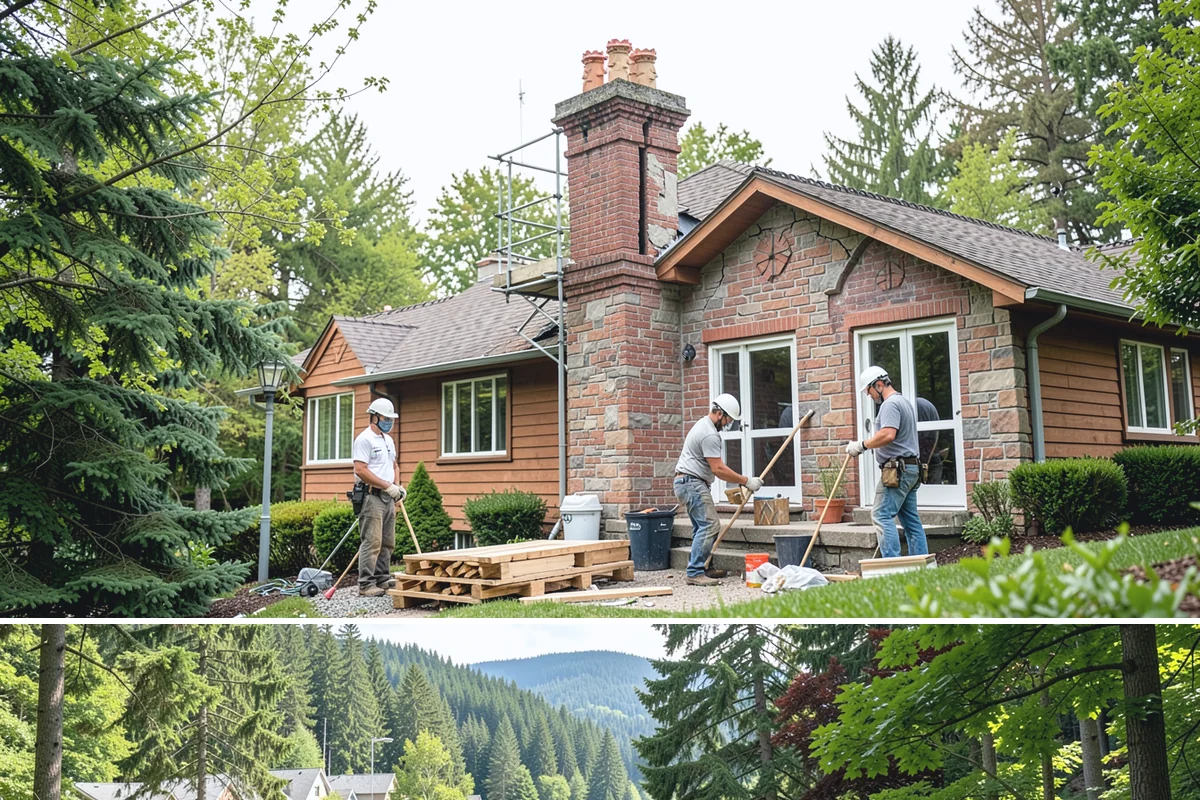 Kitchen Demolition in Lake Forest Park, King County, WA - Scheduling demolition at the start of a dry stretch reduces moisture intrusion while walls and floors are exposed.