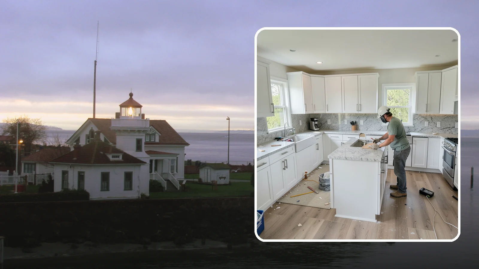 Kitchen Demolition in Mukilteo, Snohomish County, WA - Safe, thorough kitchen demolition that clears out old finishes and fixtures while protecting the rest of your home.