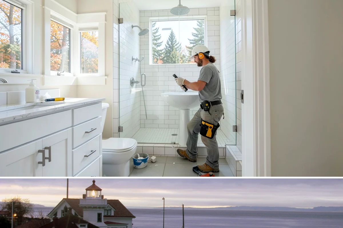 Kitchen Demolition in Mukilteo, Snohomish County, WA - Scheduling demolition at the start of a dry stretch reduces moisture intrusion while walls and floors are exposed.