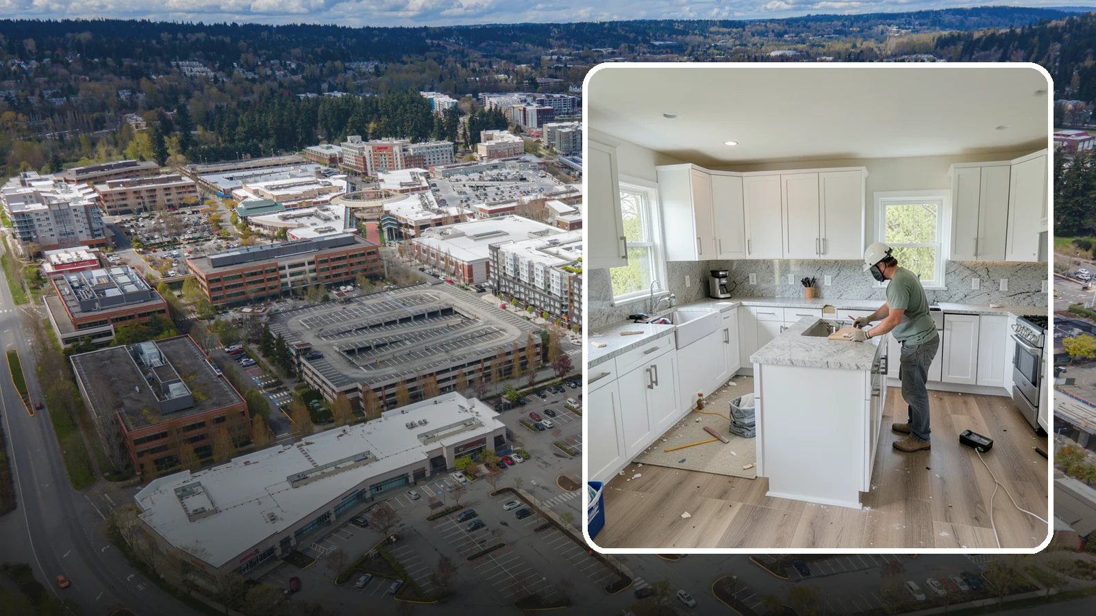 Kitchen Demolition in Redmond, King County, WA - Safe, thorough kitchen demolition that clears out old finishes and fixtures while protecting the rest of your home.