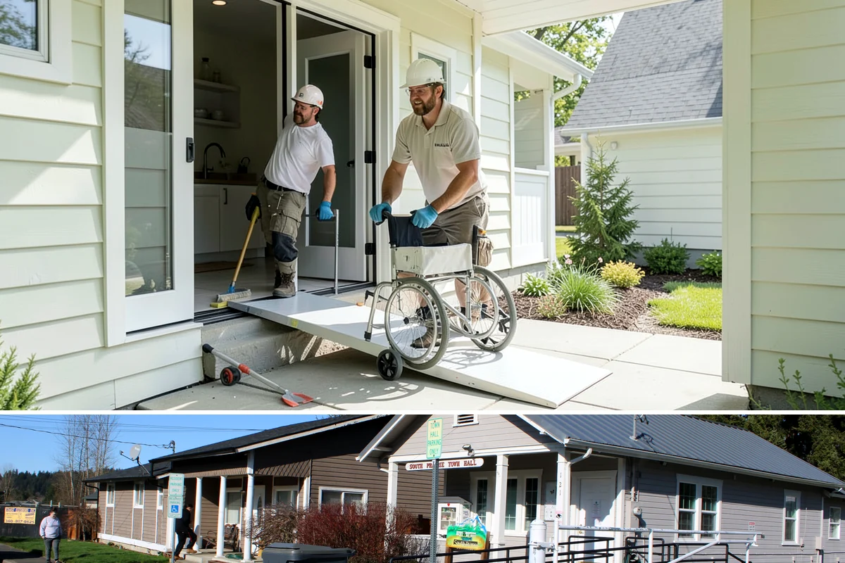 Kitchen Demolition in South Prairie, Pierce County, WA - Scheduling demolition at the start of a dry stretch reduces moisture intrusion while walls and floors are exposed.